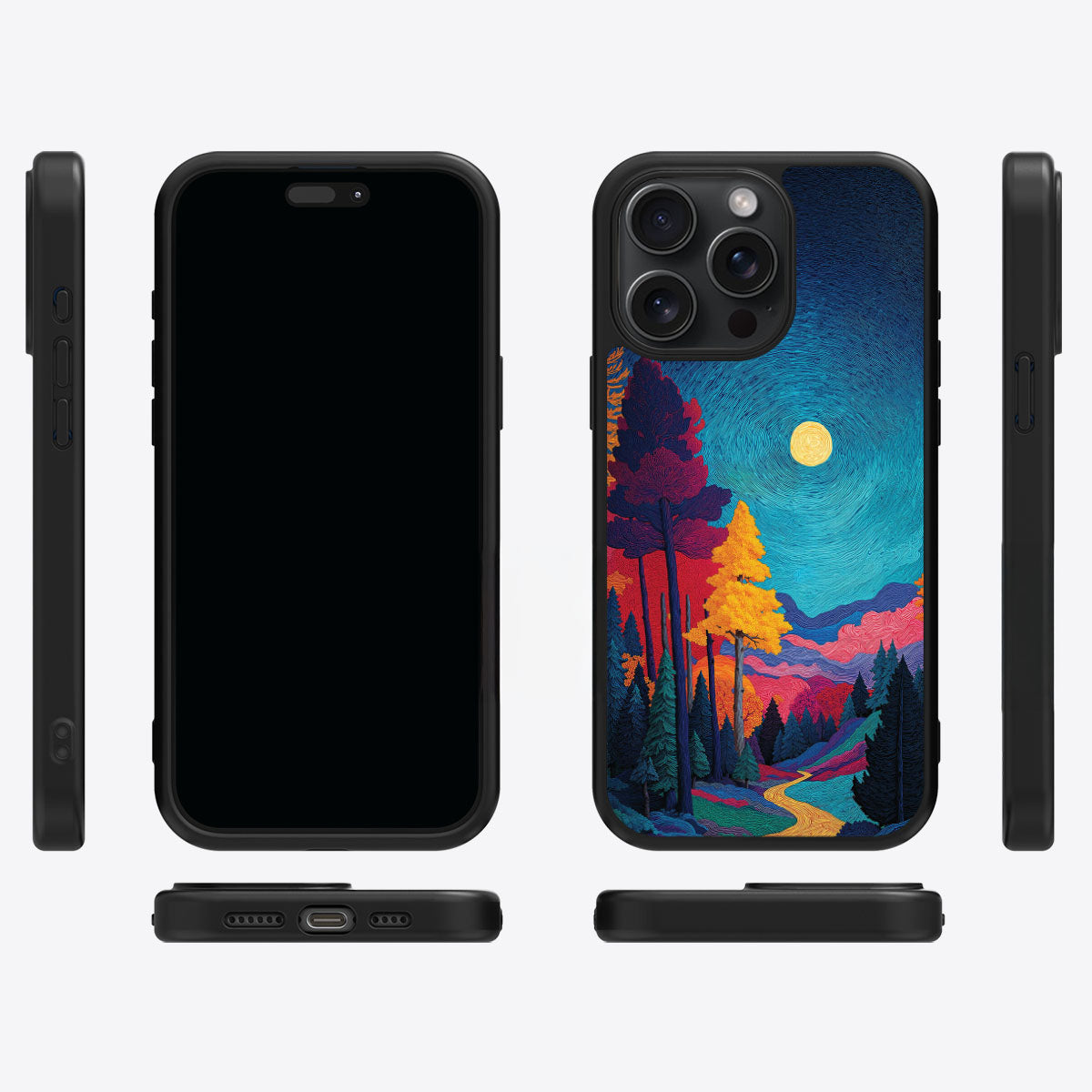 Boho Nature Designer iPhone 13 Pro Max Case – Folk Valley | MagSafe