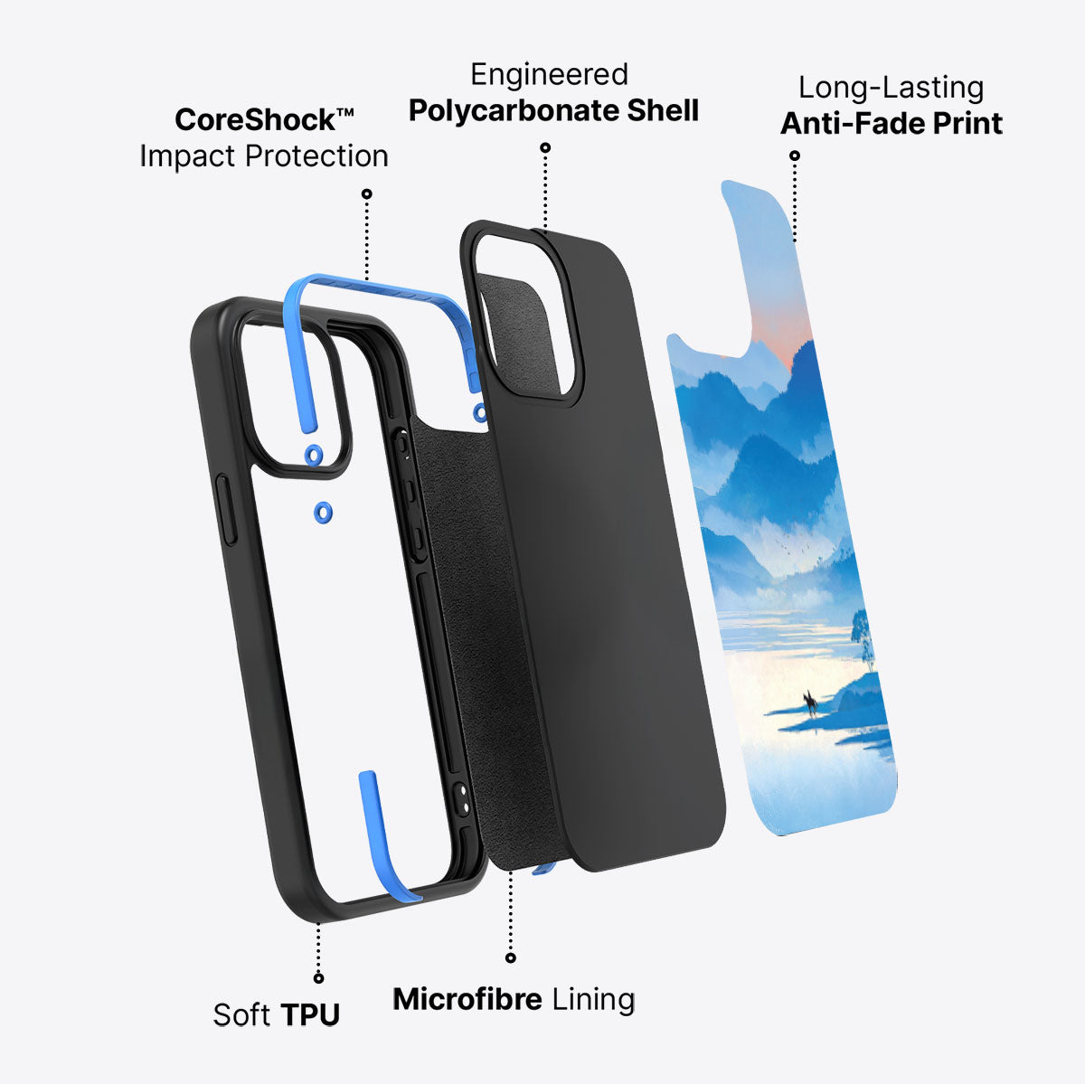 Globe Trotter - iPhone 13 Pro Max Case #case type_core (non magsafe)