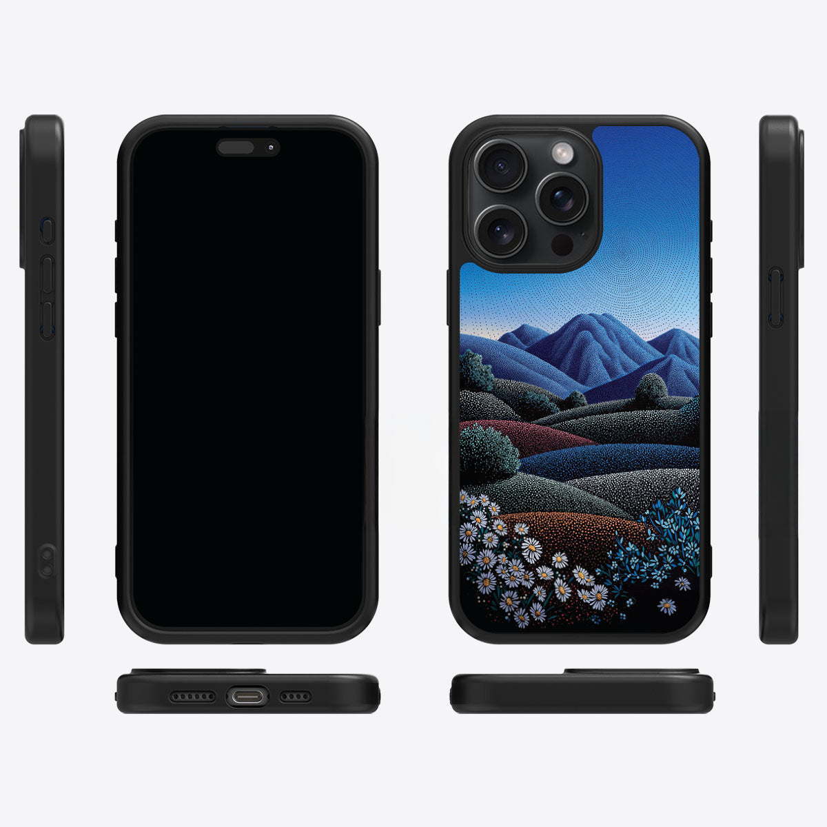 Blue Mountain Designer iPhone 13 Pro Max Case – Indigo Hills | MagSafe