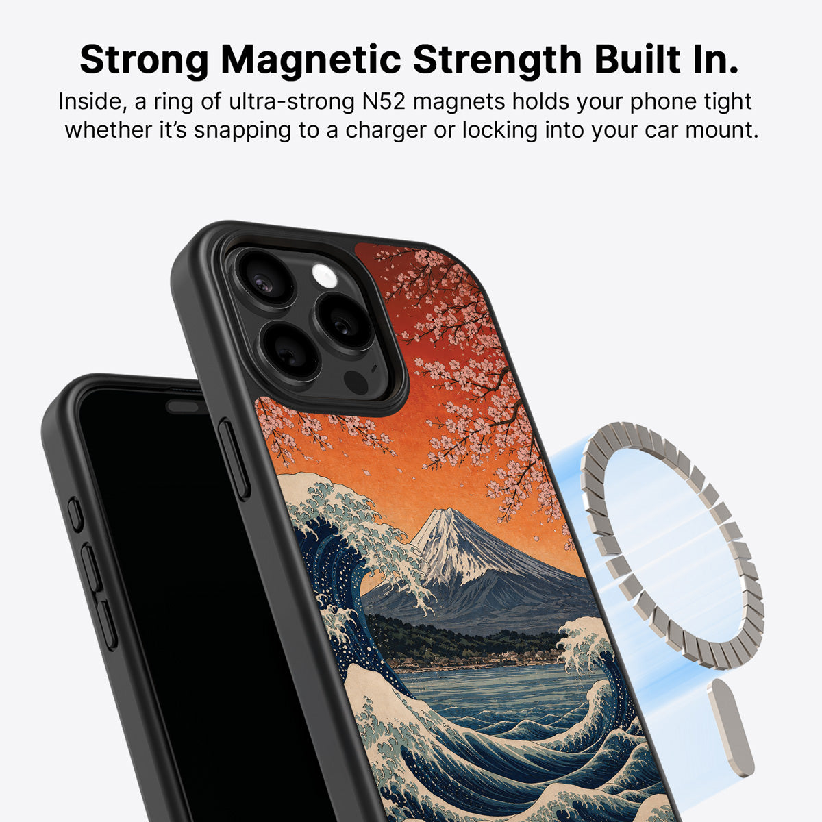 iPhone 13 Pro Max MagSafe case – Sakura Coast design