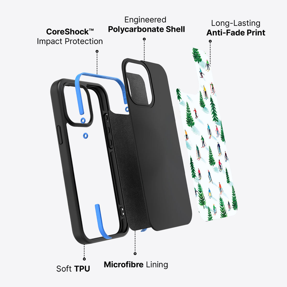 Ski Club - iPhone 13 Pro Max Case #case type_core (non magsafe)