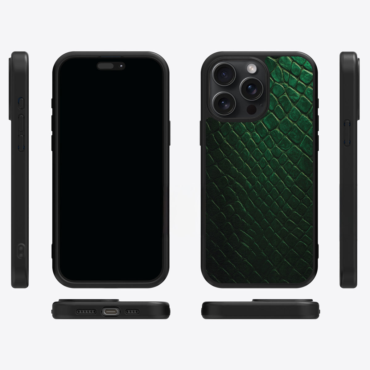 Green Designer iPhone 13 Pro Max Case – Slytherin Senses | MagSafe