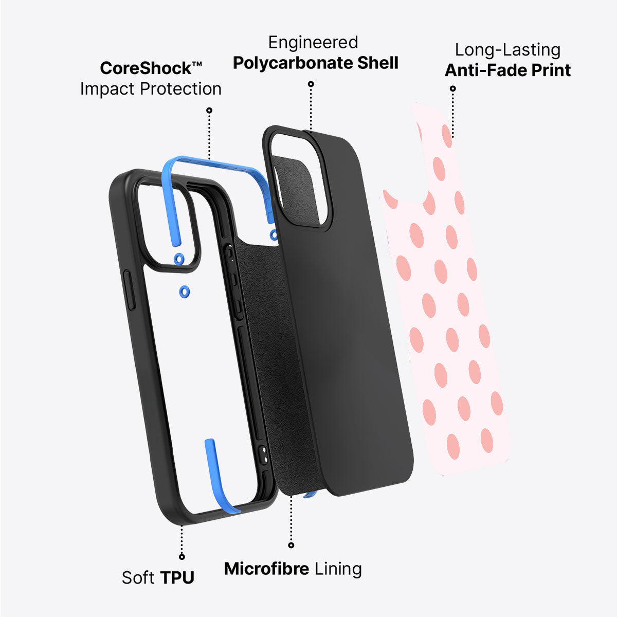 Blush Pearl - iPhone 14 Case #case type_core (non magsafe)