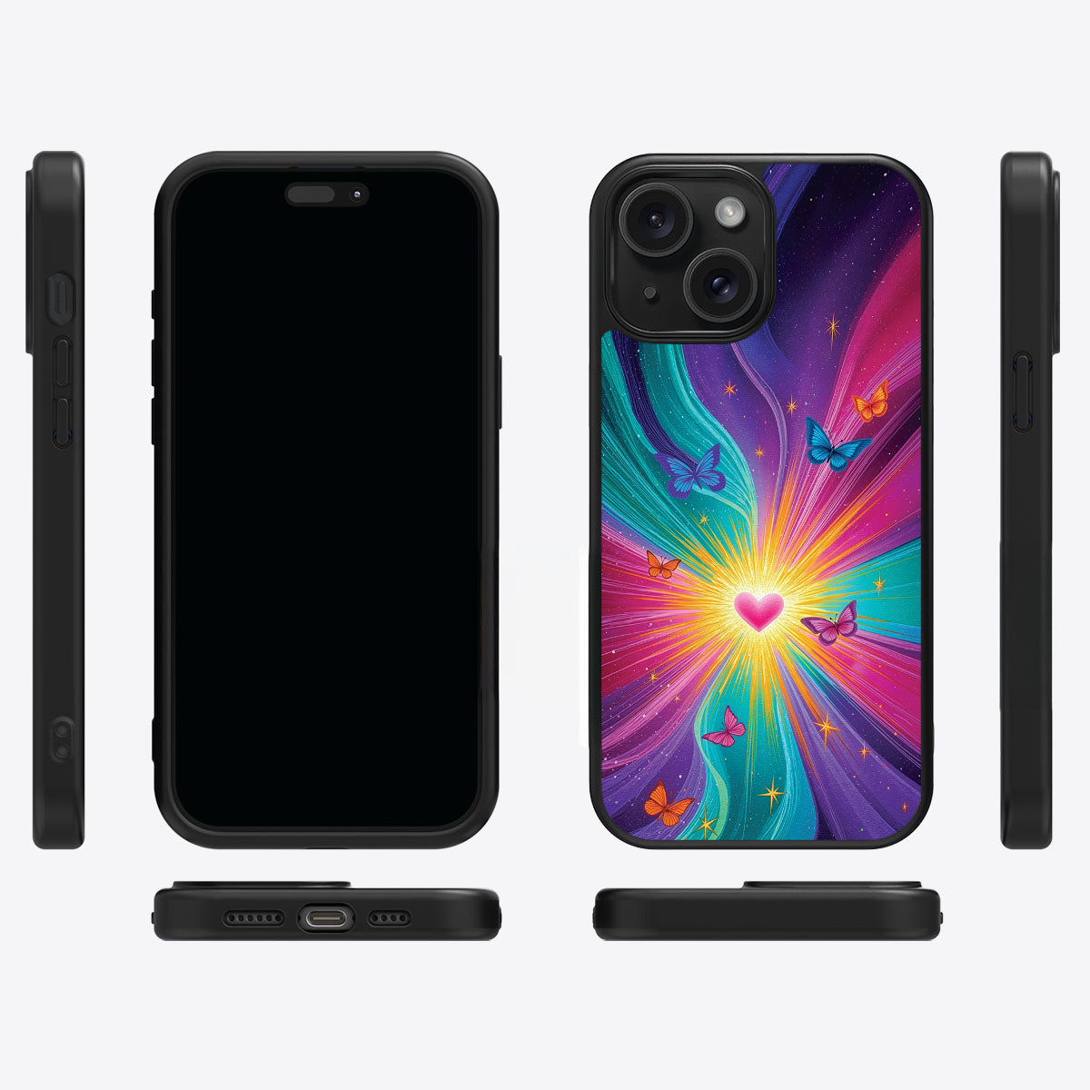 Galaxy Designer iPhone 14 Case – Cosmic Aura | MagSafe