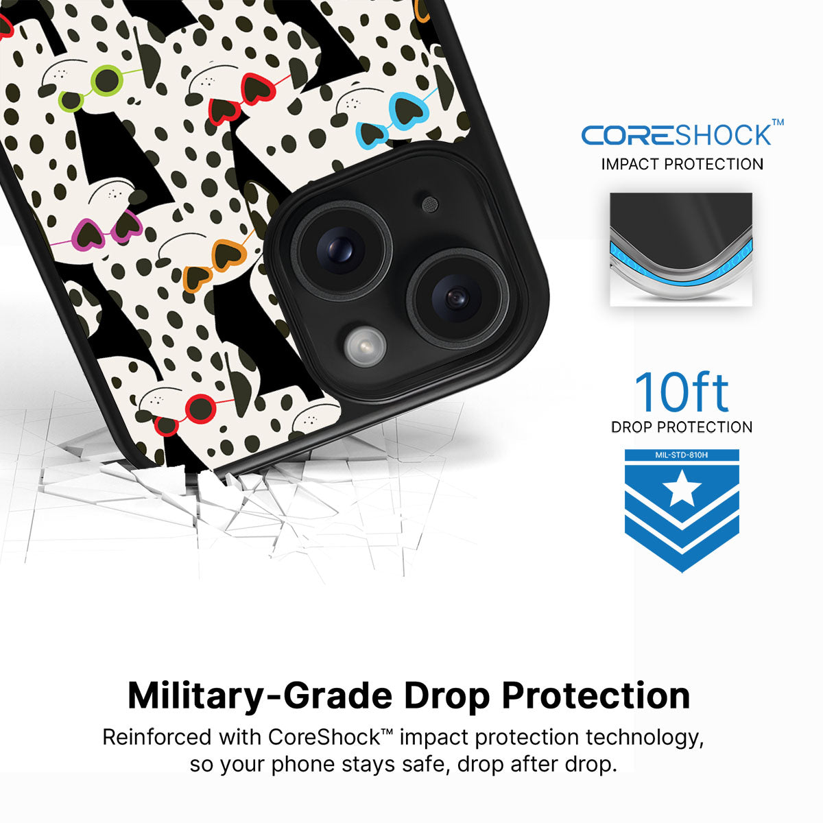 Dalmatian Dog - iPhone 14 Case, #case type_core (magsafe), #case type_core (non magsafe)