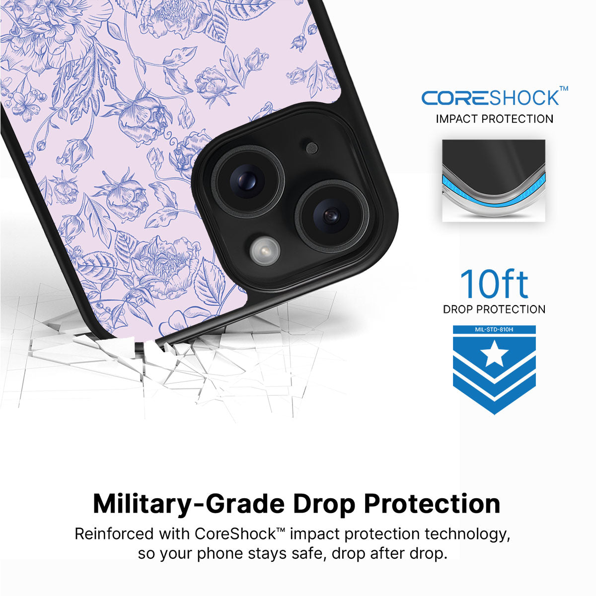 Etched Botanics - iPhone 14 Case #case type_core (magsafe), #case type_core (non magsafe)