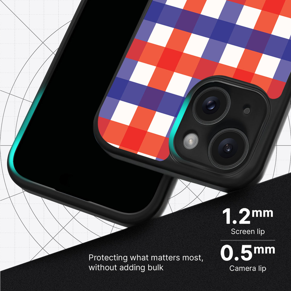 Heritage Checks - iPhone 14 Case #case type_core (magsafe), #case type_core (non magsafe)