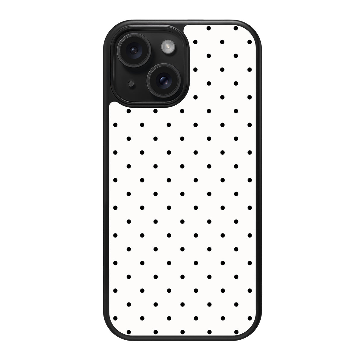 Ivory Sprinkle design back view – iPhone 14 case