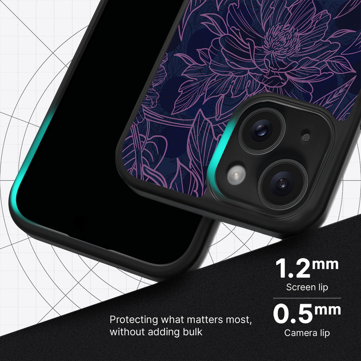 Luminous Blooms - iPhone 14 Case #case type_core (magsafe), #case type_core (non magsafe)