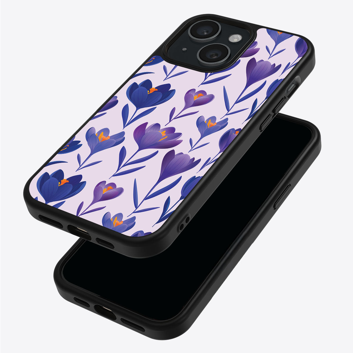 Midnight Crocus - iPhone 14 Case #case type_core (magsafe), #case type_core (non magsafe)