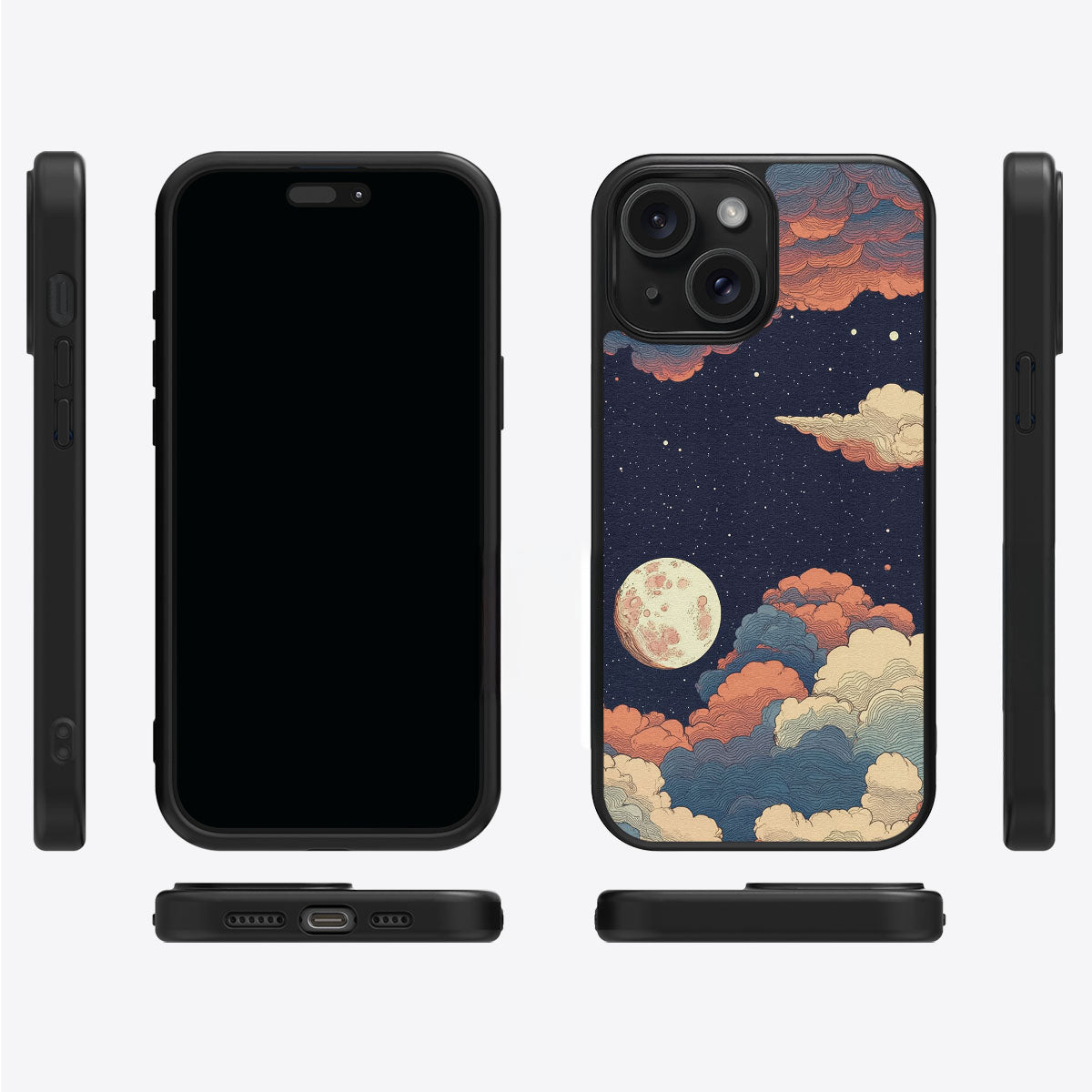 Blushed Moon - iPhone 14 Plus Case #case type_core (magsafe), #case type_core (non magsafe)