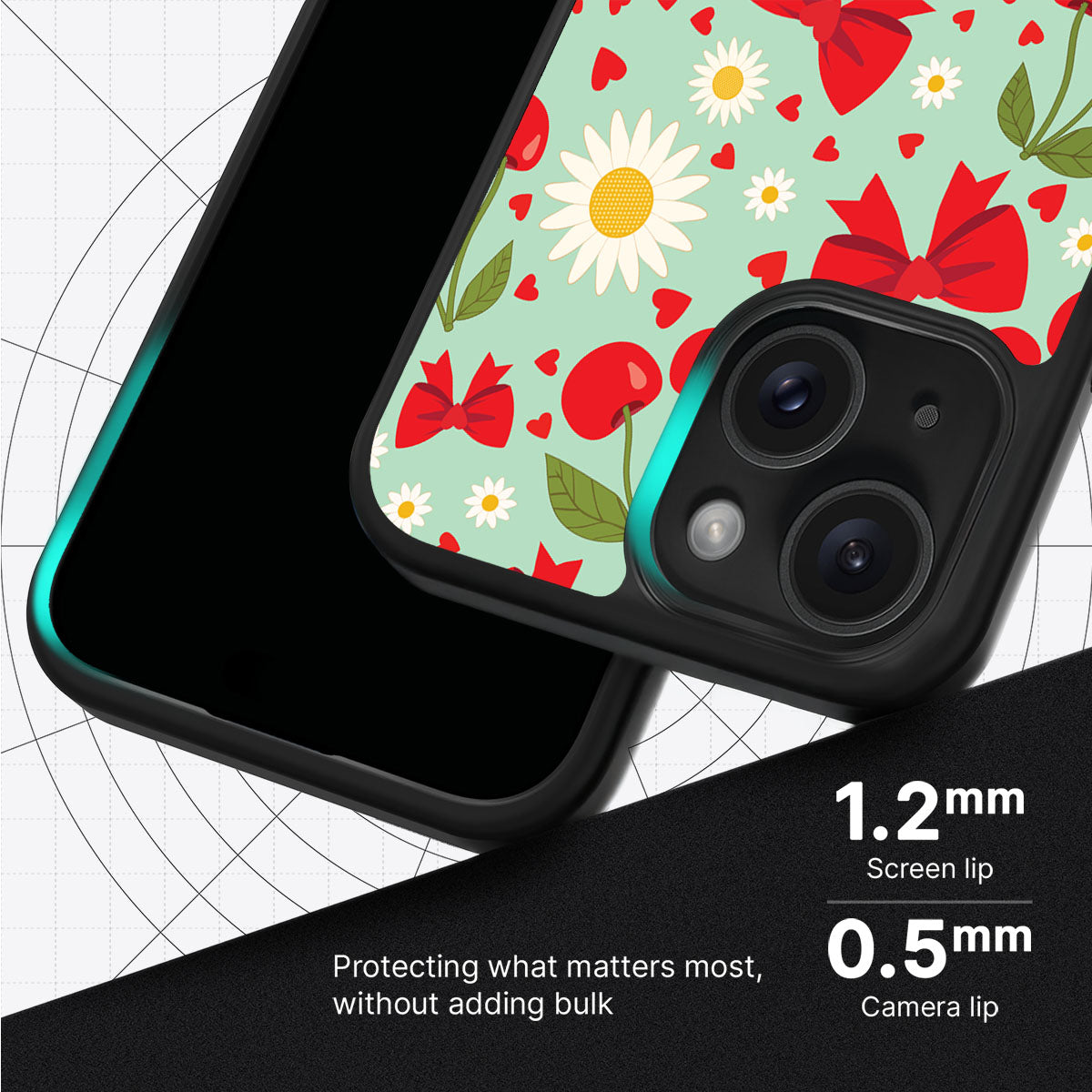 Blushing Bows - iPhone 14 Plus Case #case type_core (magsafe), #case type_core (non magsafe)