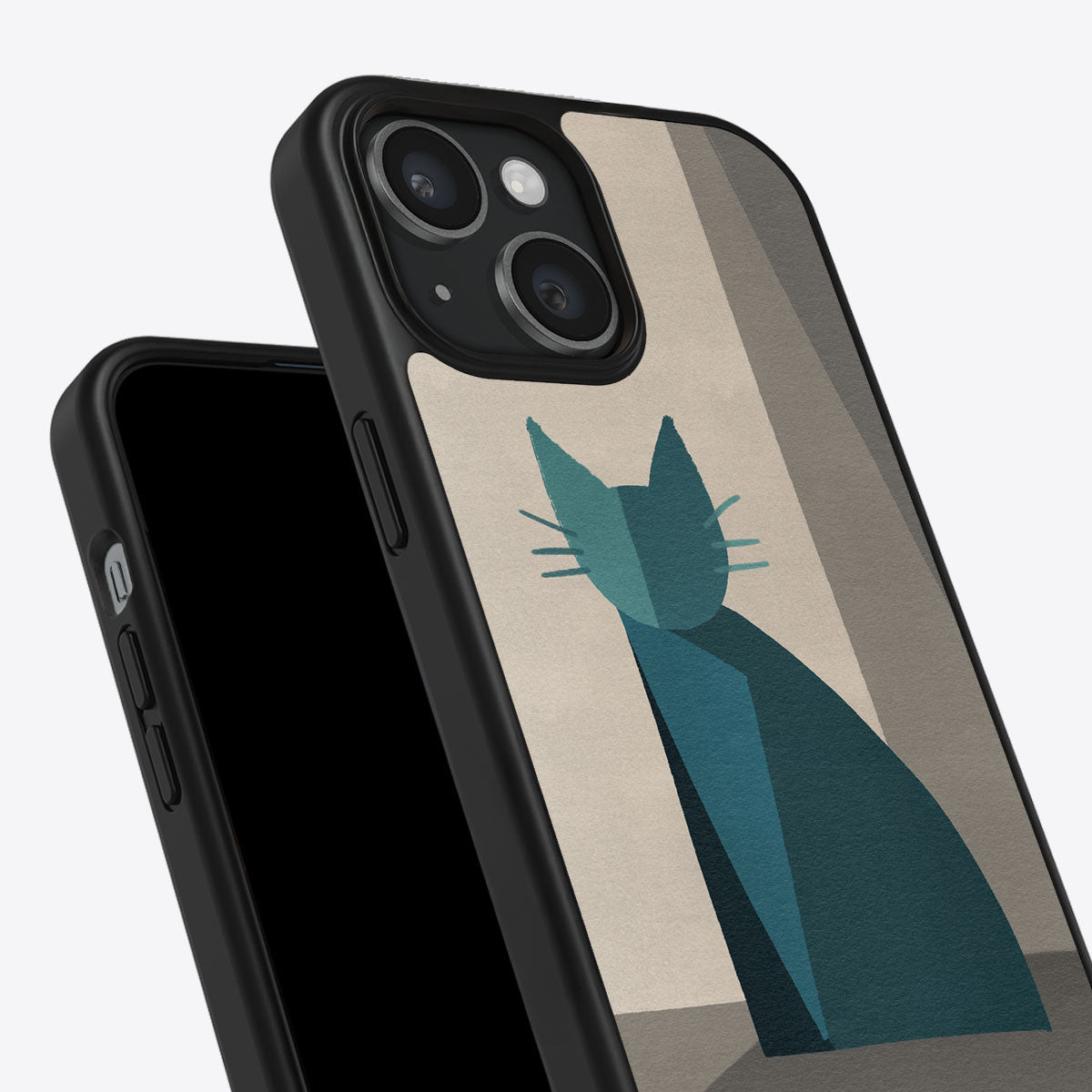 Cubist Feline - iPhone 14 Plus Case #case type_core (non magsafe)