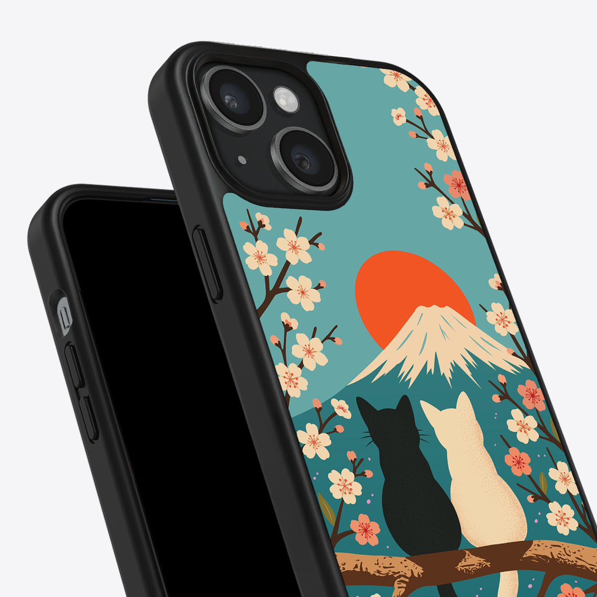 Fuji Cats - iPhone 14 Plus Case #case type_core (non magsafe)