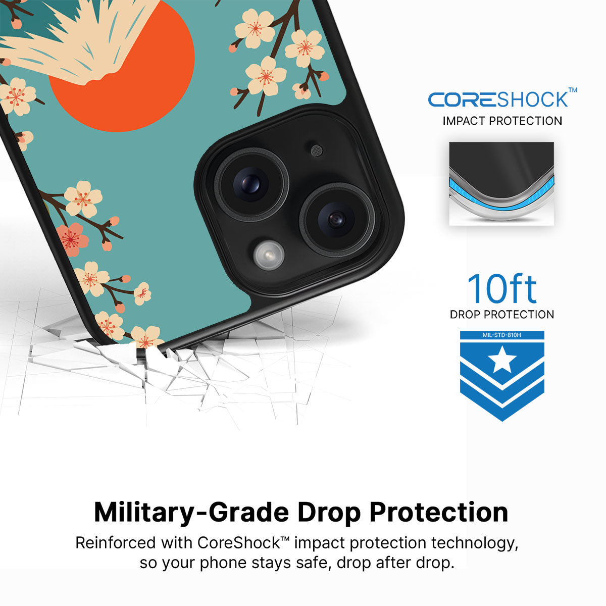 Fuji Cats - iPhone 14 Plus Case #case type_core (magsafe), #case type_core (non magsafe)