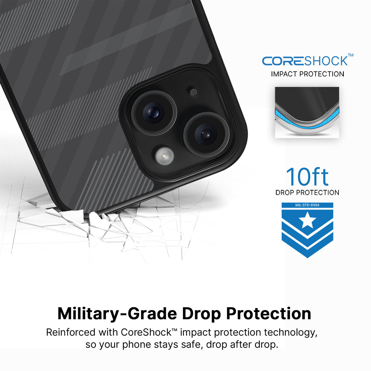 Gray Twill Play - iPhone 14 Plus Case #case type_core (magsafe), #case type_core (non magsafe)