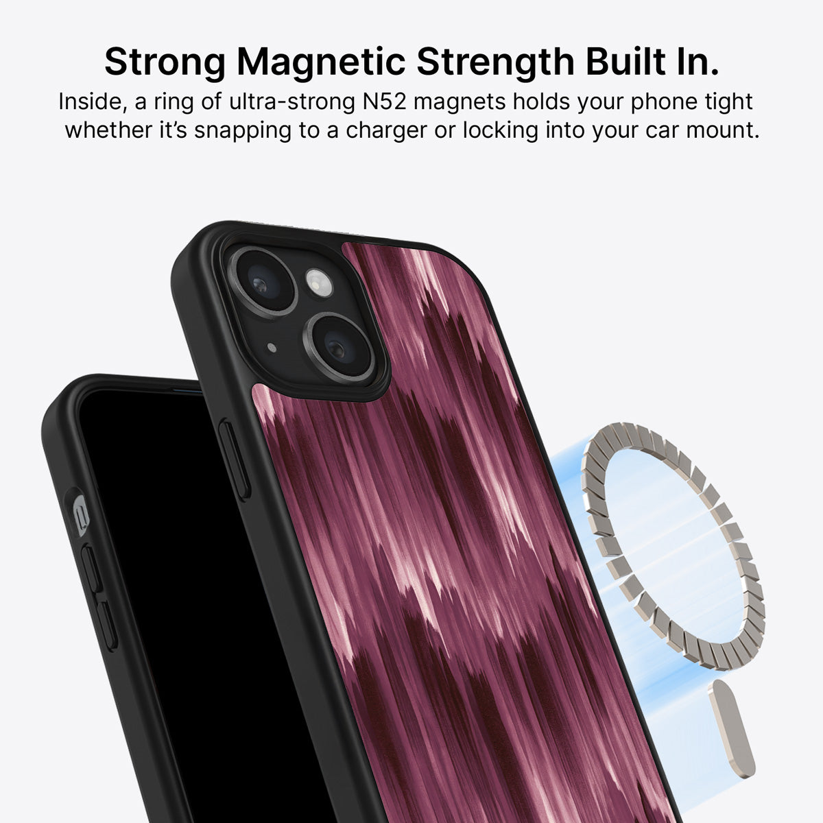 iPhone 14 Plus MagSafe case – Ikat Haze design