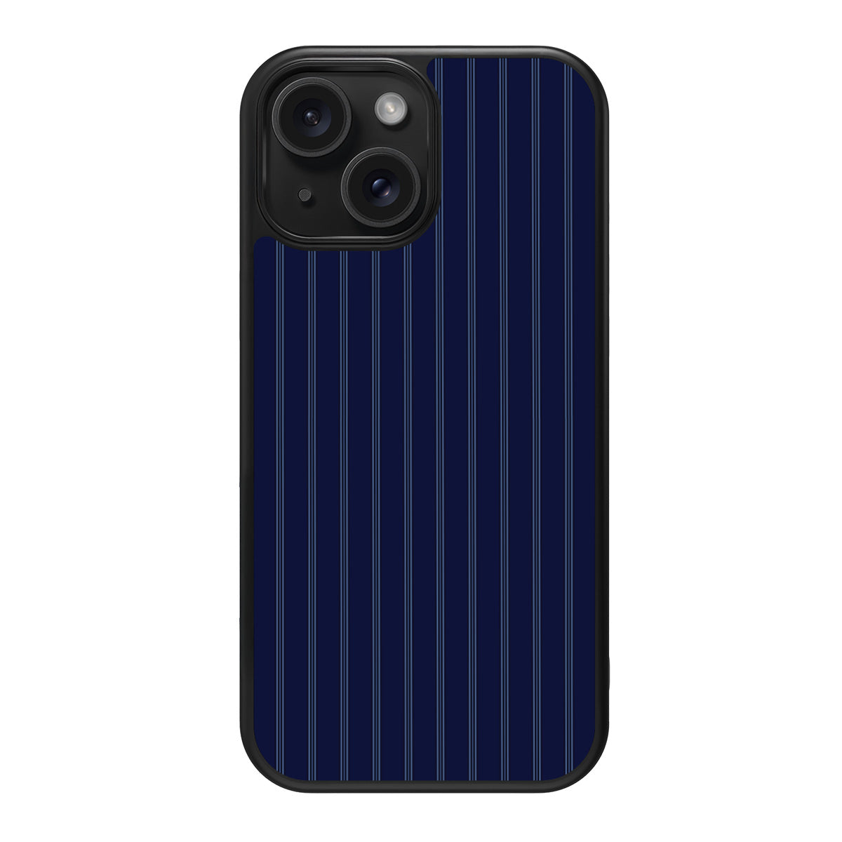 Ink Pinstripe design back view – iPhone 14 Plus case