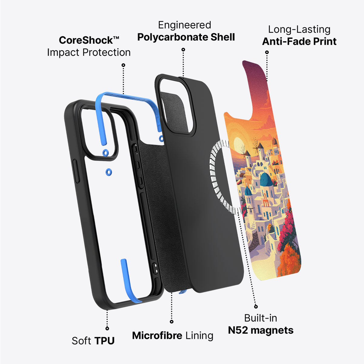 Santorini - iPhone 14 Plus Case #case type_core (magsafe)