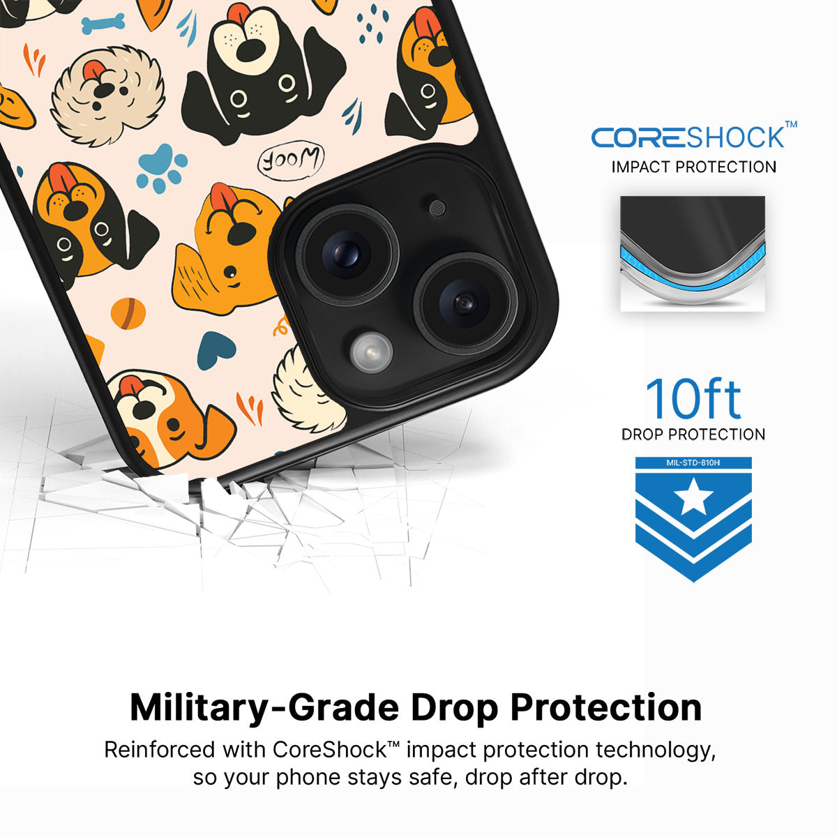 Woof Squad - iPhone 14 Plus Case, #case type_core (magsafe), #case type_core (non magsafe)