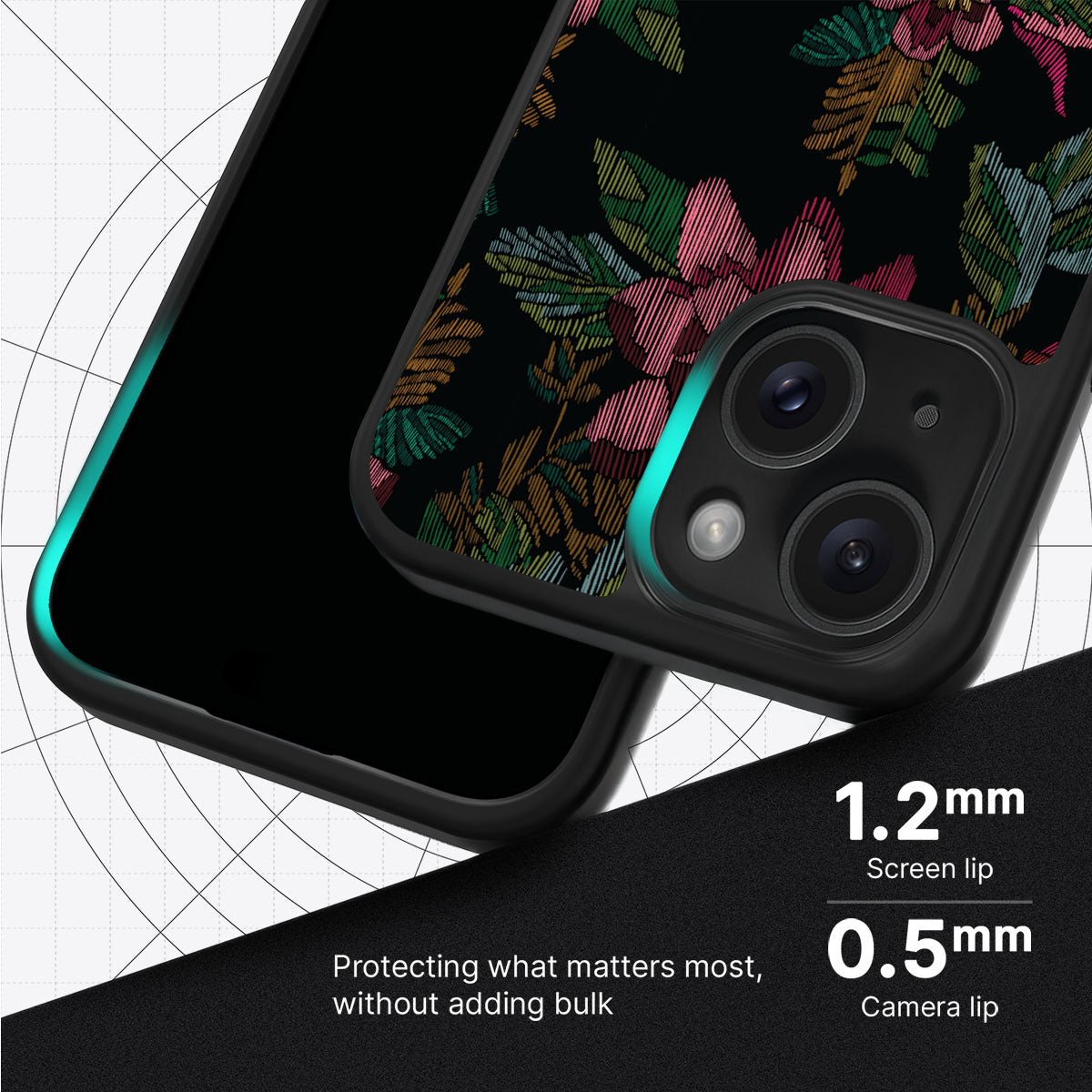 Woven Blooms - iPhone 14 Plus Case #case type_core (magsafe), #case type_core (non magsafe)