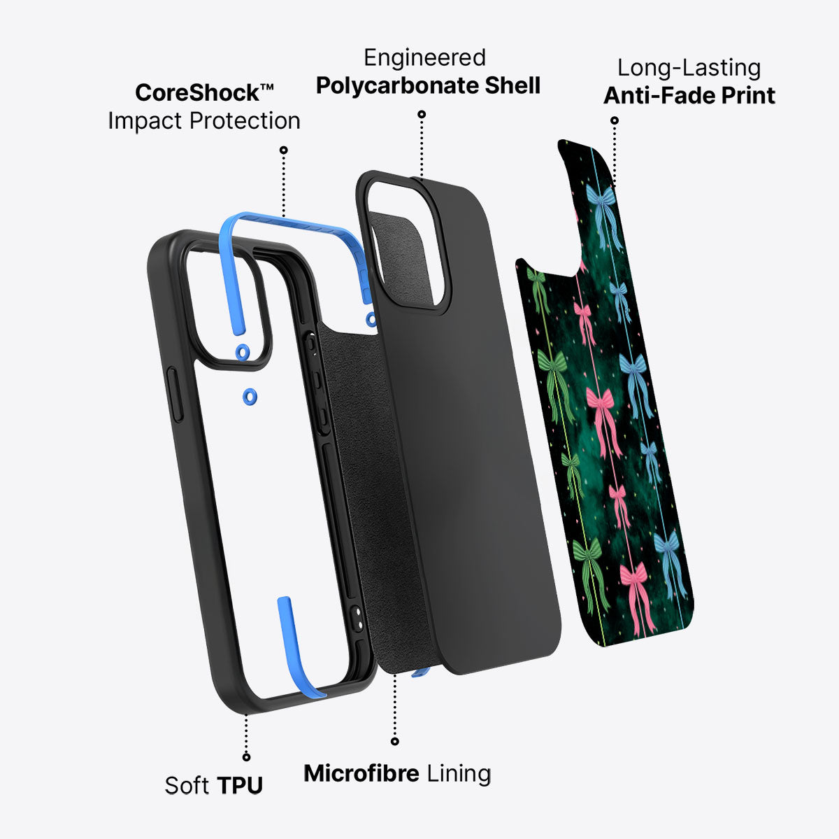 Aurora Bow - iPhone 14 Pro Case #case type_core (non magsafe)