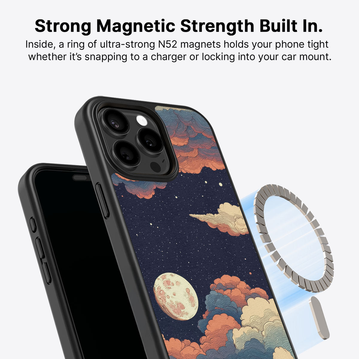 Blushed Moon - iPhone 14 Pro Case #case type_core (magsafe)