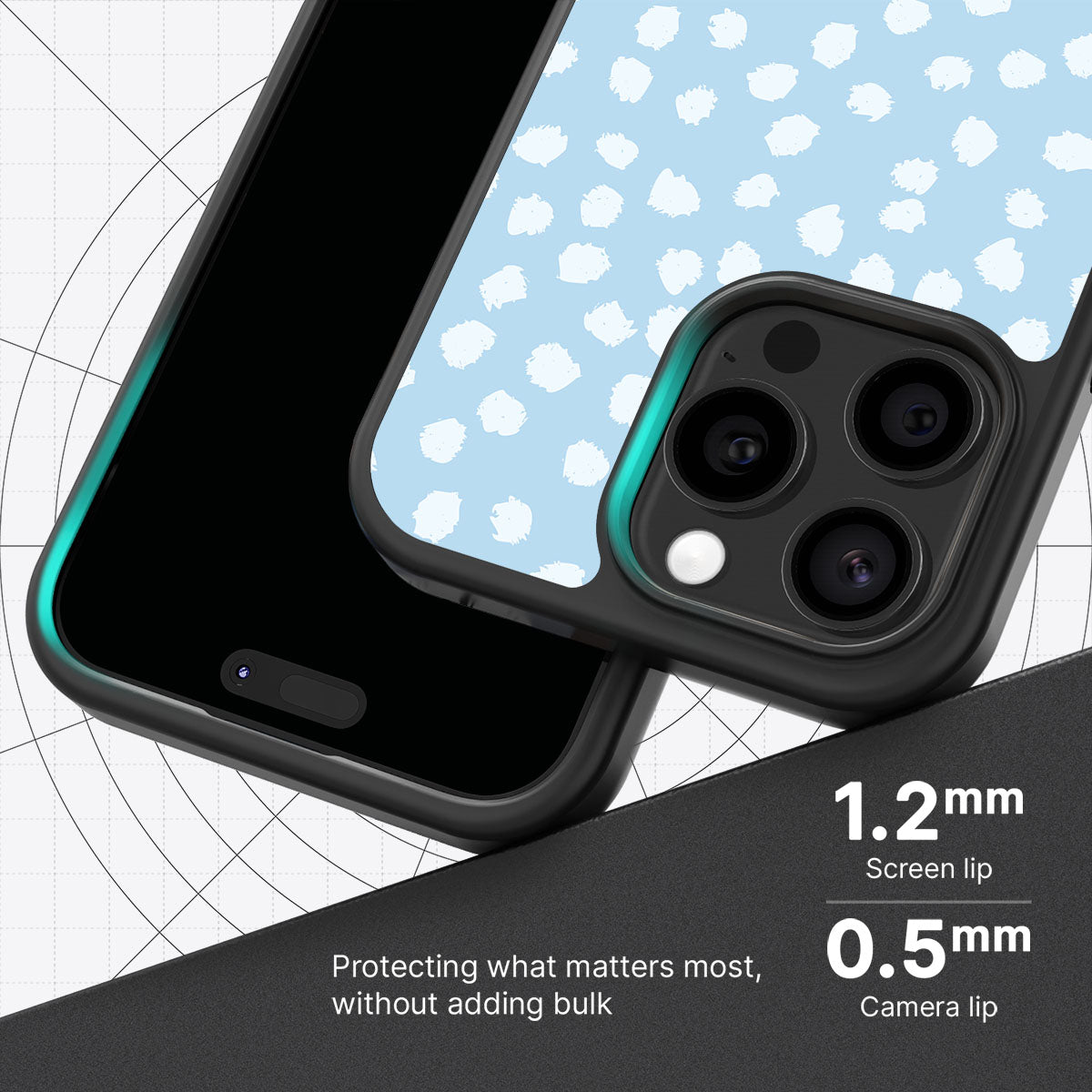 Cloud Dots - iPhone 14 Pro Case #case type_core (magsafe), #case type_core (non magsafe)