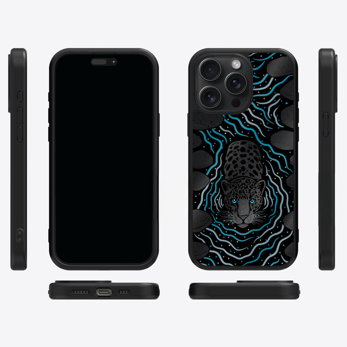 Midnight Panther - iPhone 14 Pro Case, #case type_core (magsafe), #case type_core (non magsafe)