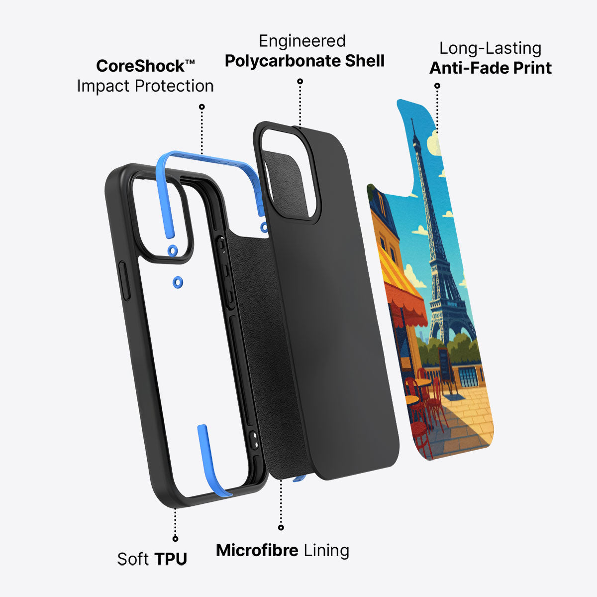 Paris - iPhone 14 Pro Case #case type_core (non magsafe)