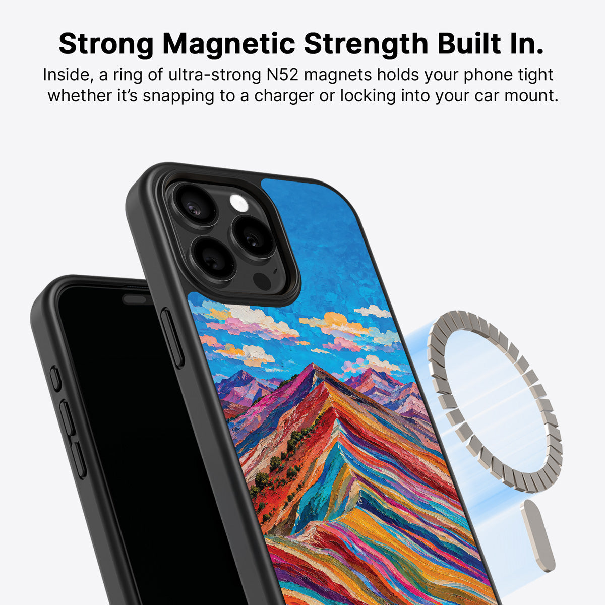 iPhone 14 Pro MagSafe case – Spectrum Ridge design