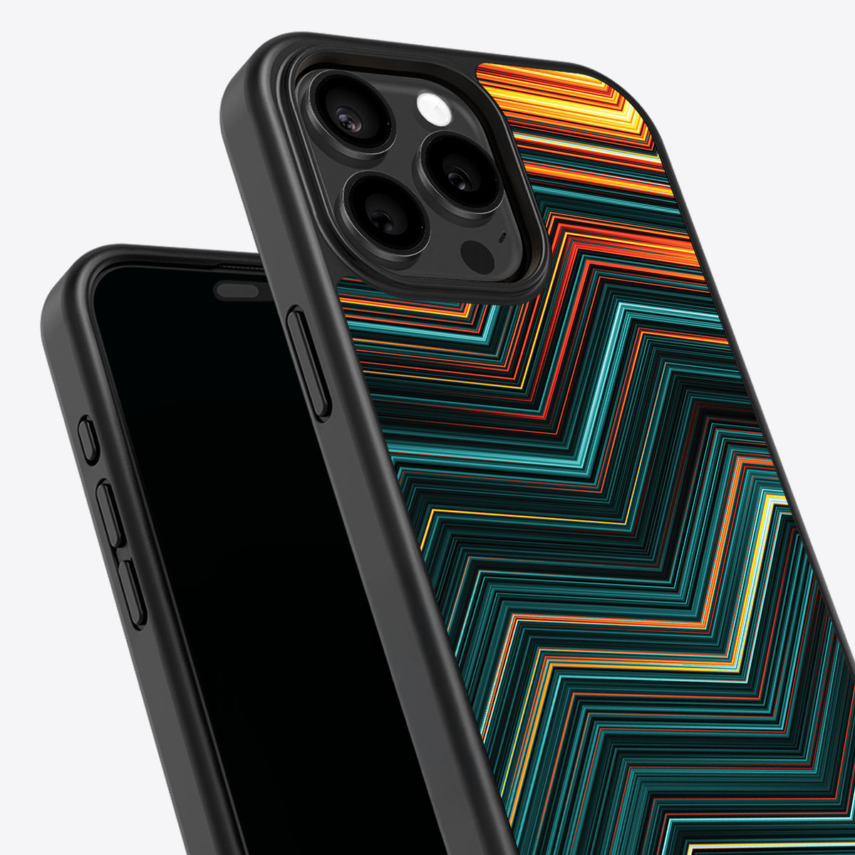 Techno Waves - iPhone 14 Pro Case #case type_core (non magsafe)