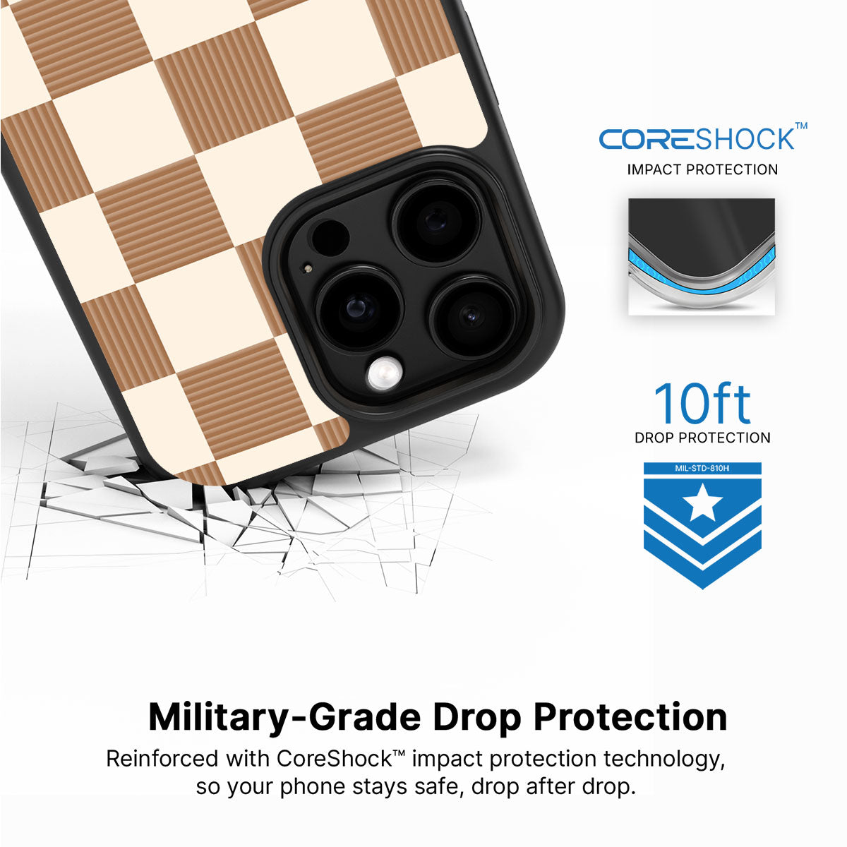 Vintage Mocha - iPhone 14 Pro Case #case type_core (magsafe), #case type_core (non magsafe)