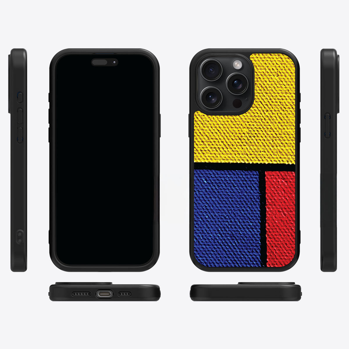 Bauhaus Blocks - iPhone 14 Pro Max Case #case type_core (magsafe), #case type_core (non magsafe)