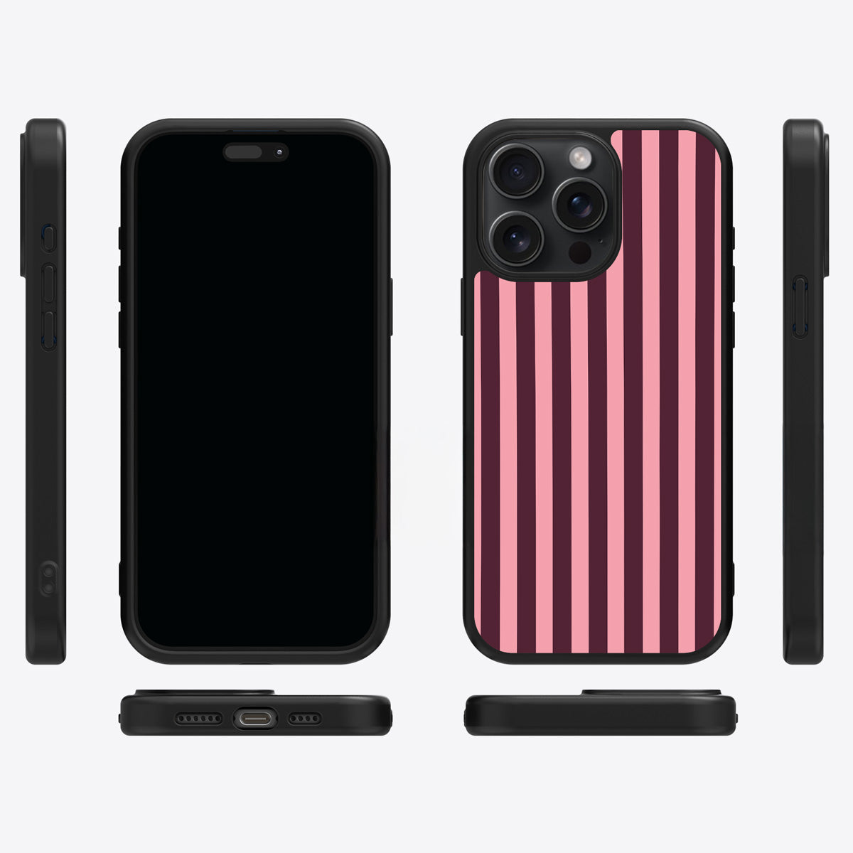 Candy Column iPhone 14 Pro Max case cover – multi-angle view