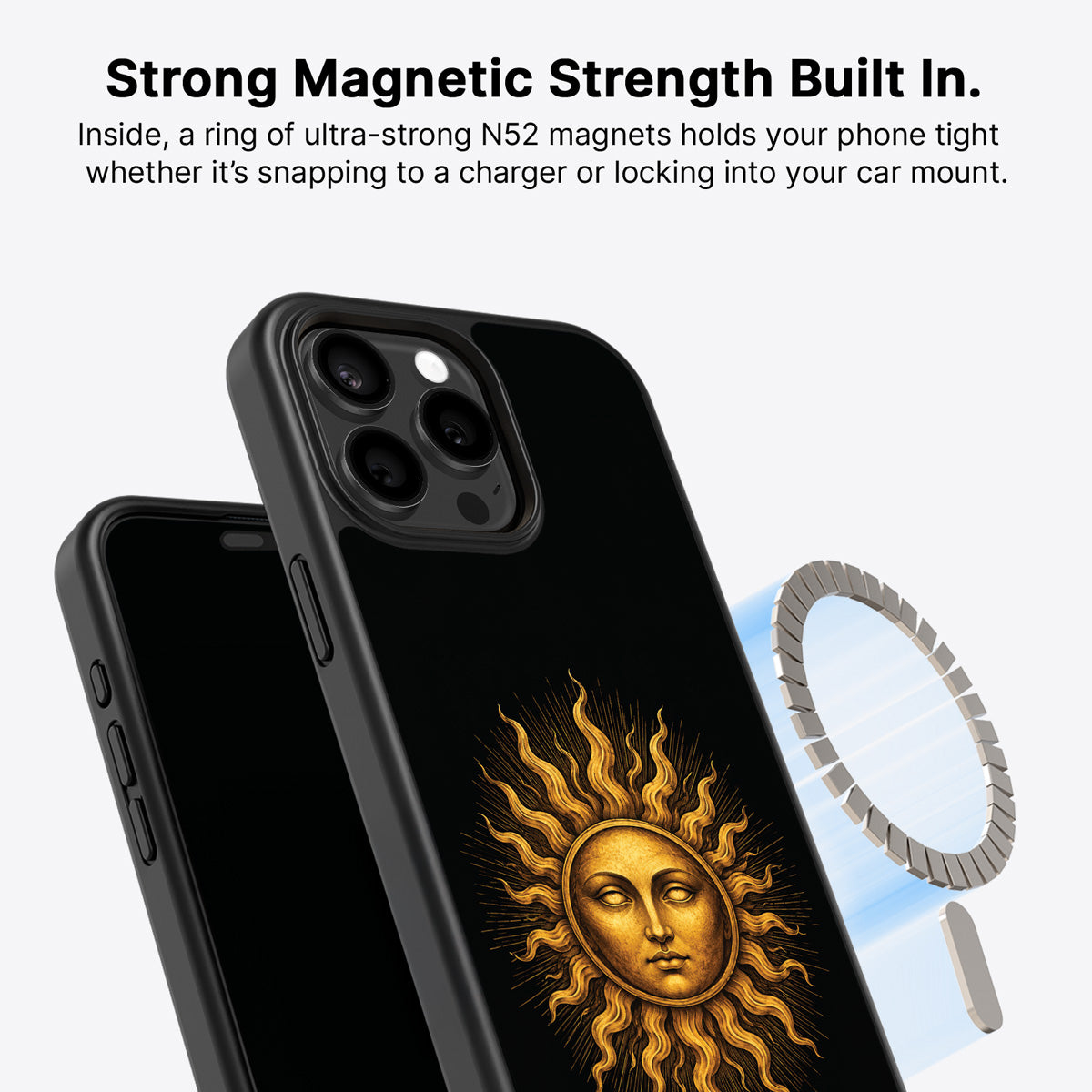 iPhone 14 Pro Max MagSafe case – Celestial Sun design