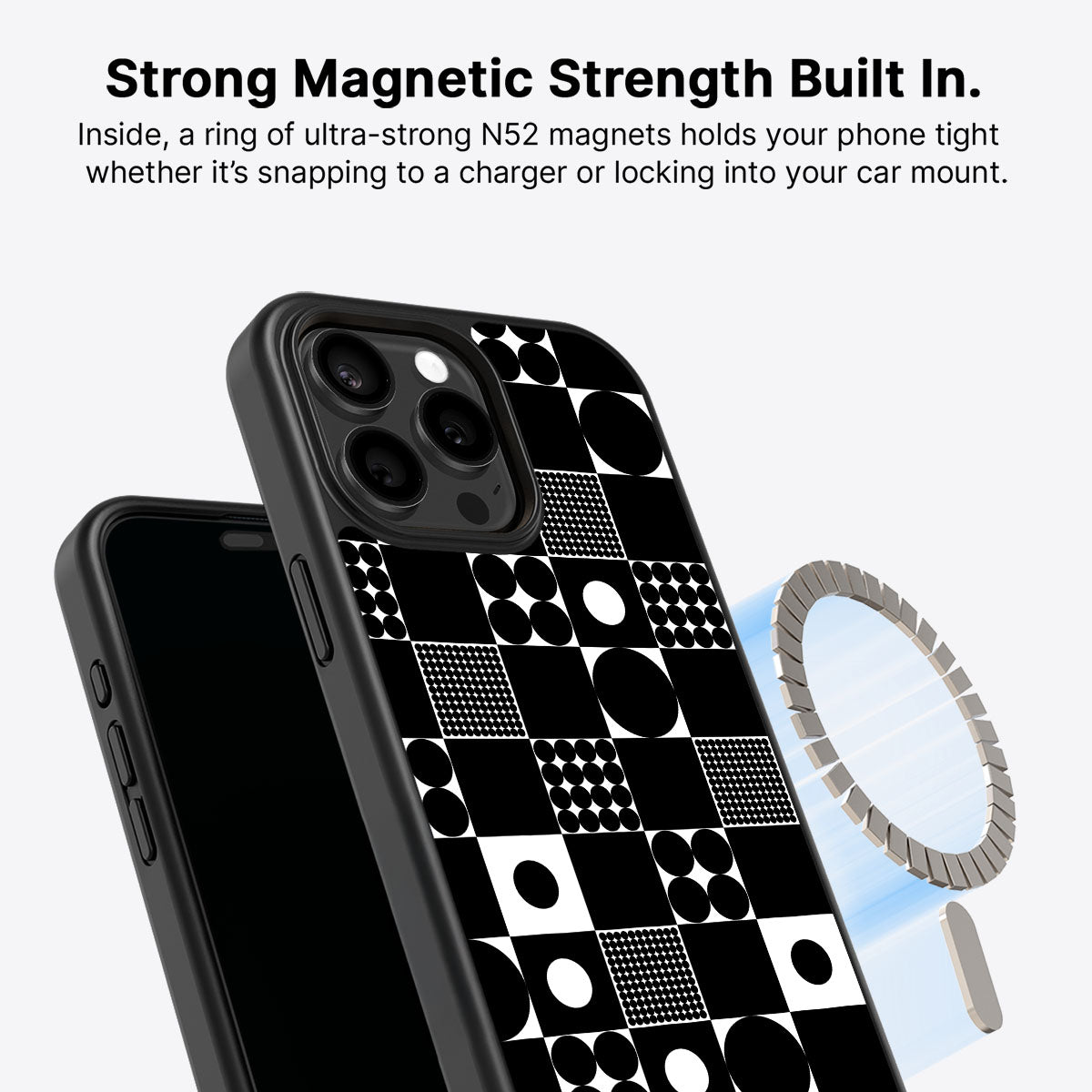 Grid and Orb - iPhone 14 Pro Max Case #case type_core (magsafe)