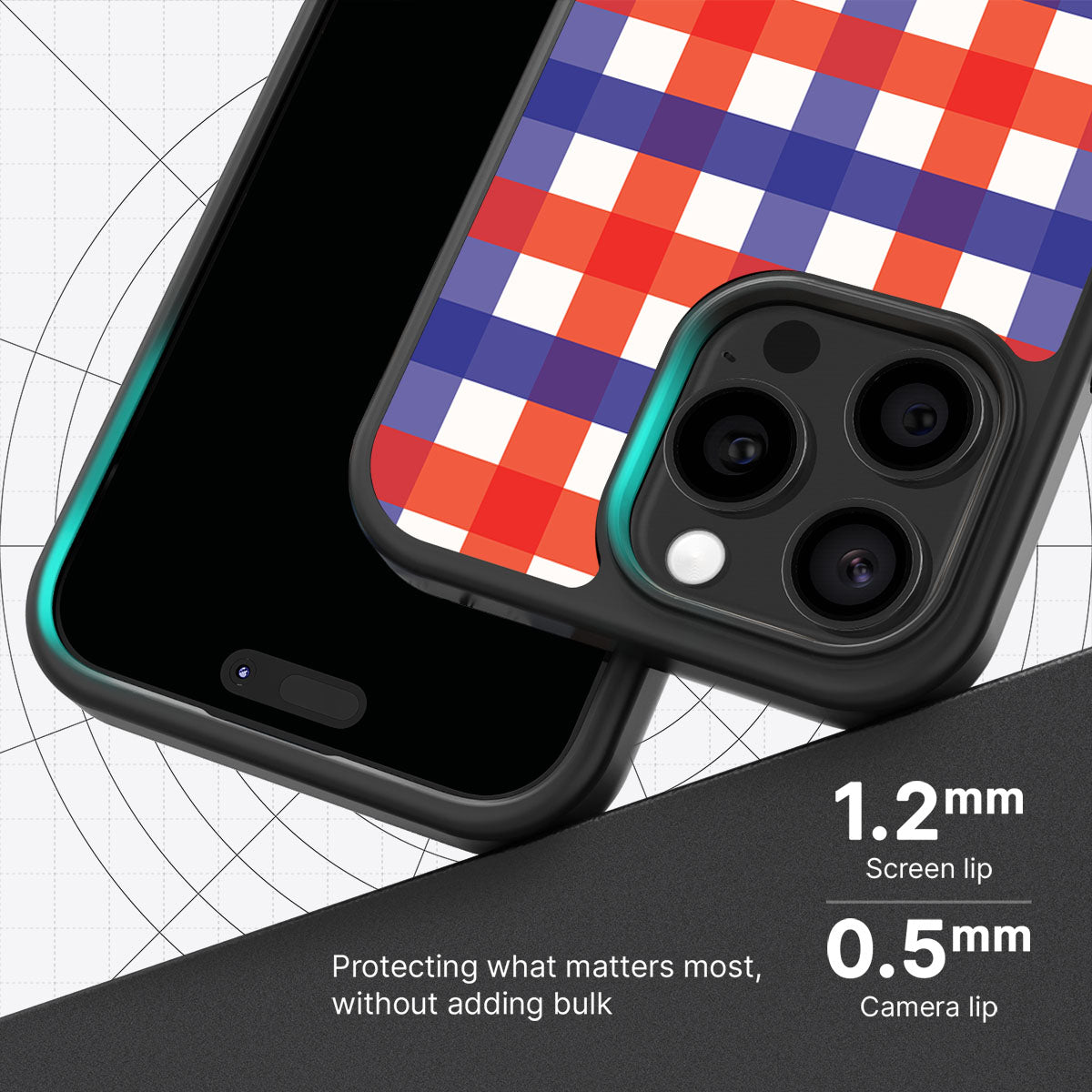 Heritage Checks - iPhone 14 Pro Max Case #case type_core (magsafe), #case type_core (non magsafe)