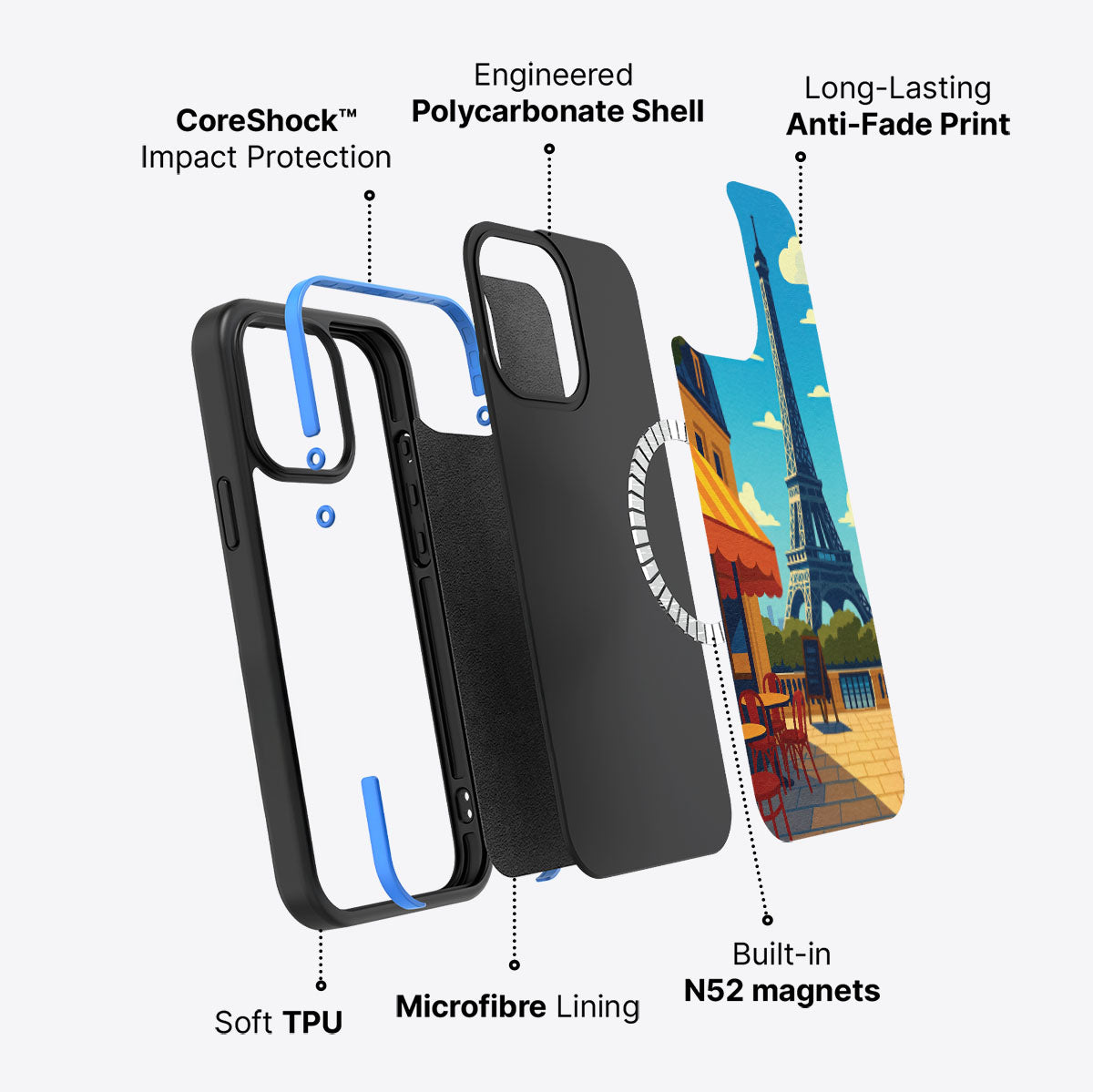 Paris - iPhone 14 Pro Max Case #case type_core (magsafe)