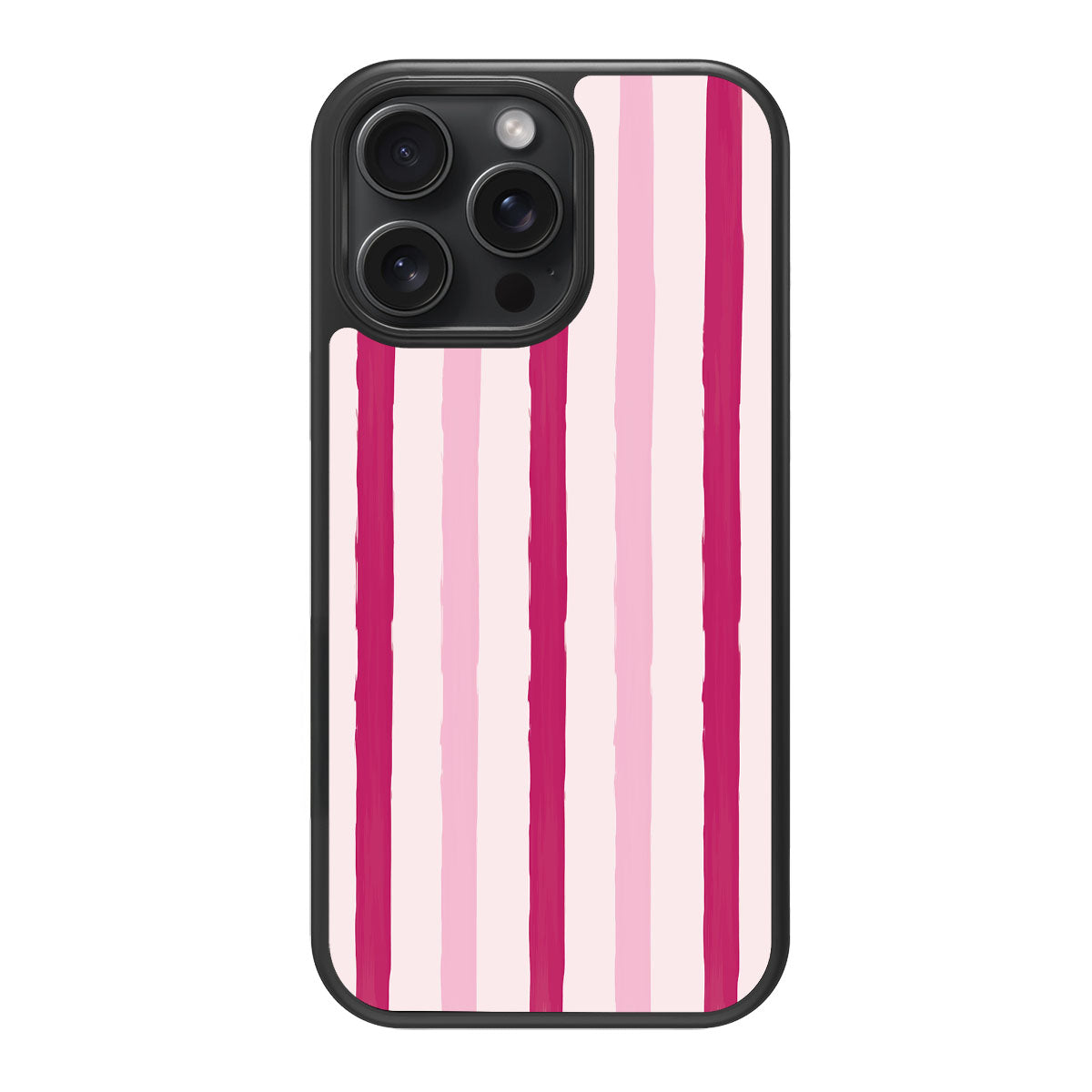 Pink Watercolor Stripes - iPhone 14 Pro Max Case #case type_core (magsafe), #case type_core (non magsafe)