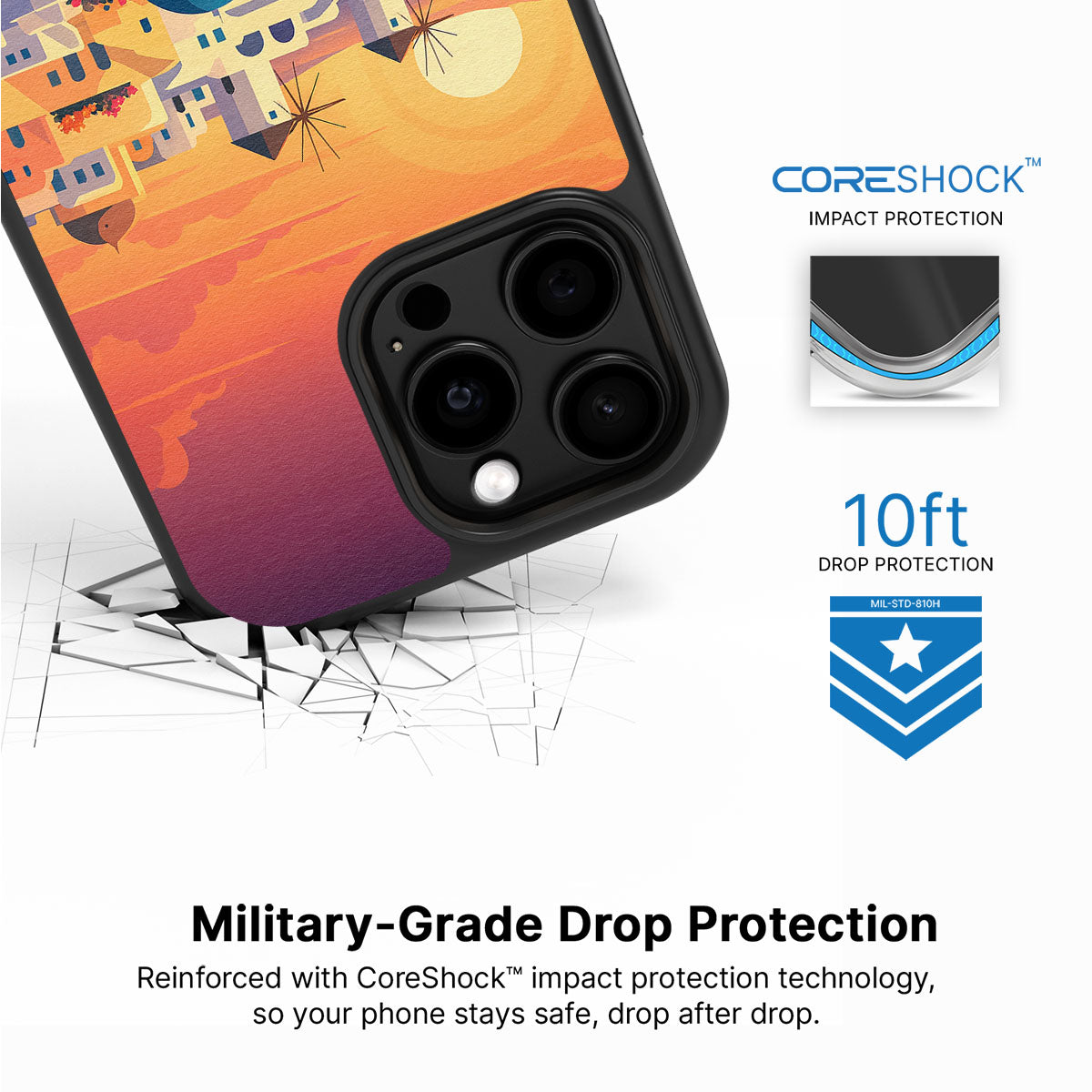 Santorini - iPhone 14 Pro Max Case #case type_core (magsafe), #case type_core (non magsafe)