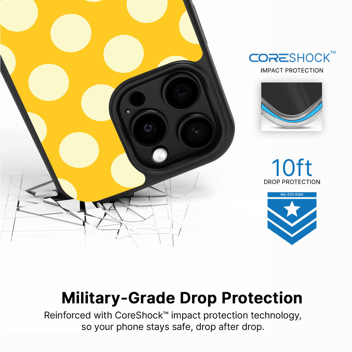 Sunny Dots - iPhone 14 Pro Max Case #case type_core (magsafe), #case type_core (non magsafe)