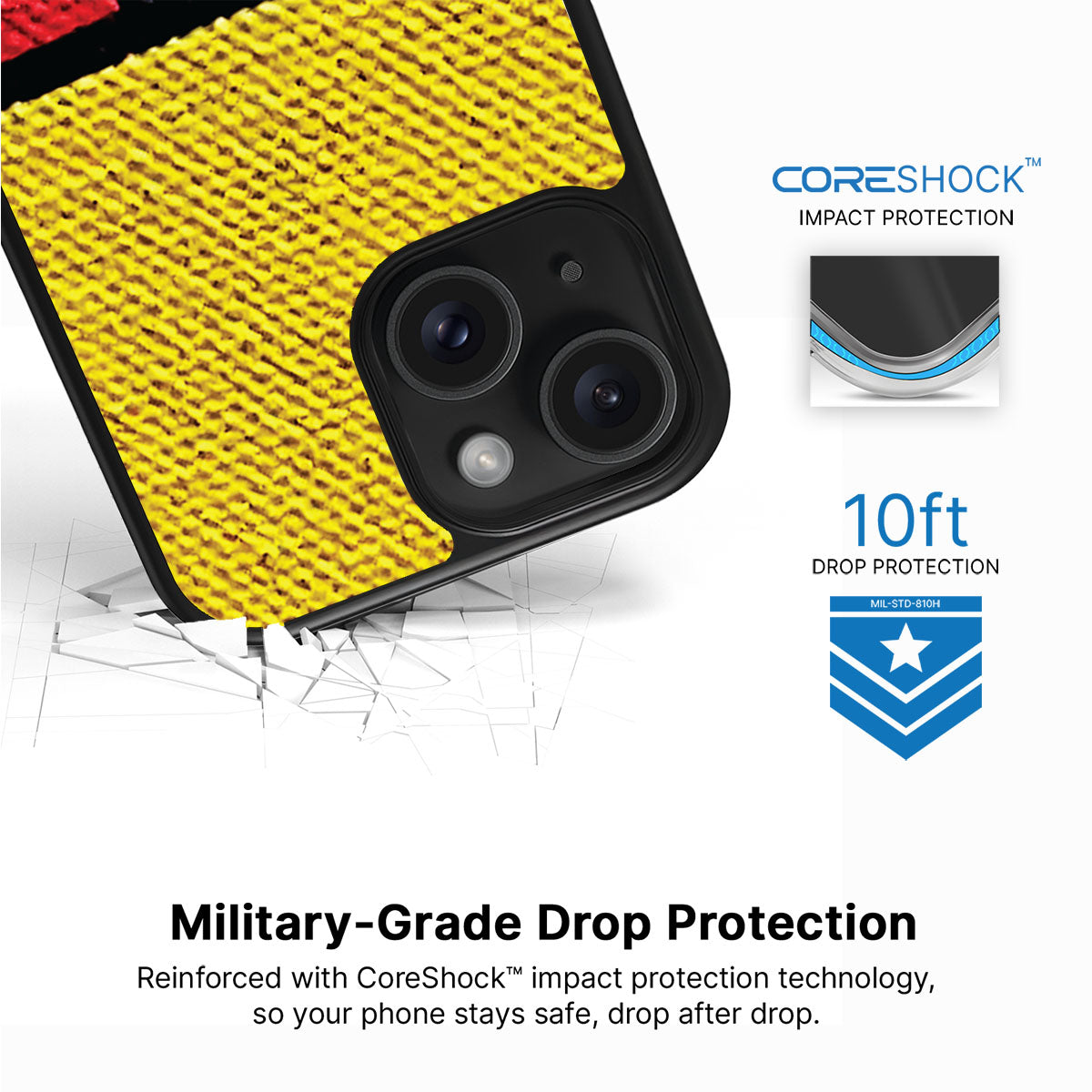 Bauhaus Blocks - iPhone 15 Case #case type_core (magsafe), #case type_core (non magsafe)