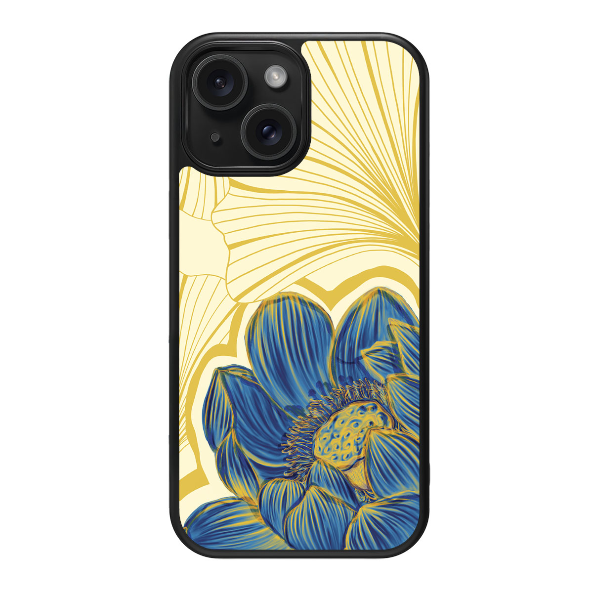 Blue Lotus - iPhone 15 Case #case type_core (magsafe), #case type_core (non magsafe)