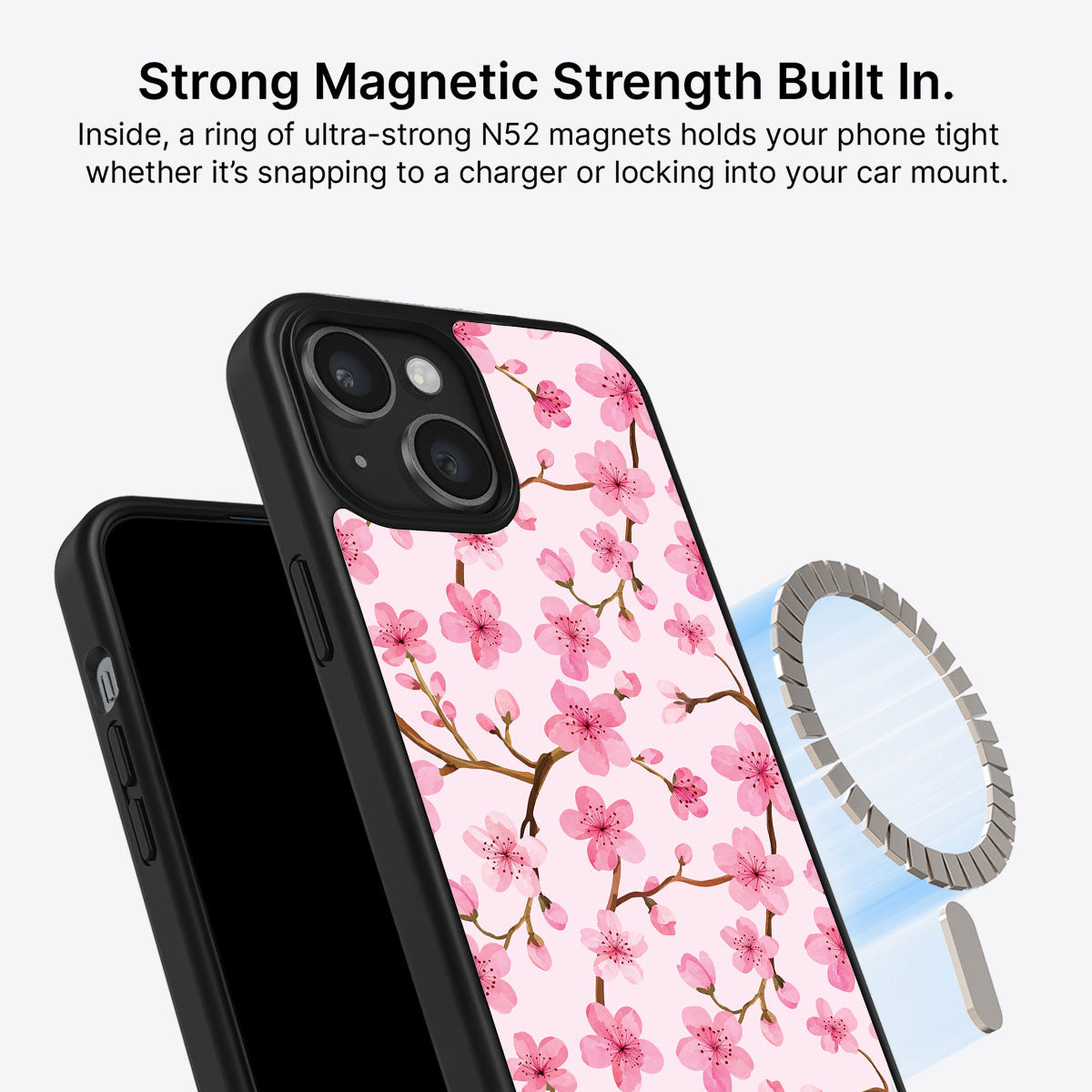 Cherry Blossom - iPhone 15 Case #case type_core (magsafe)