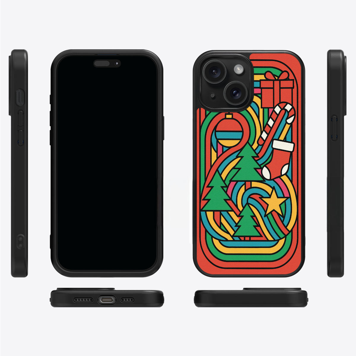 Feeling Festive - iPhone 15 Case #case type_core (magsafe), #case type_core (non magsafe)