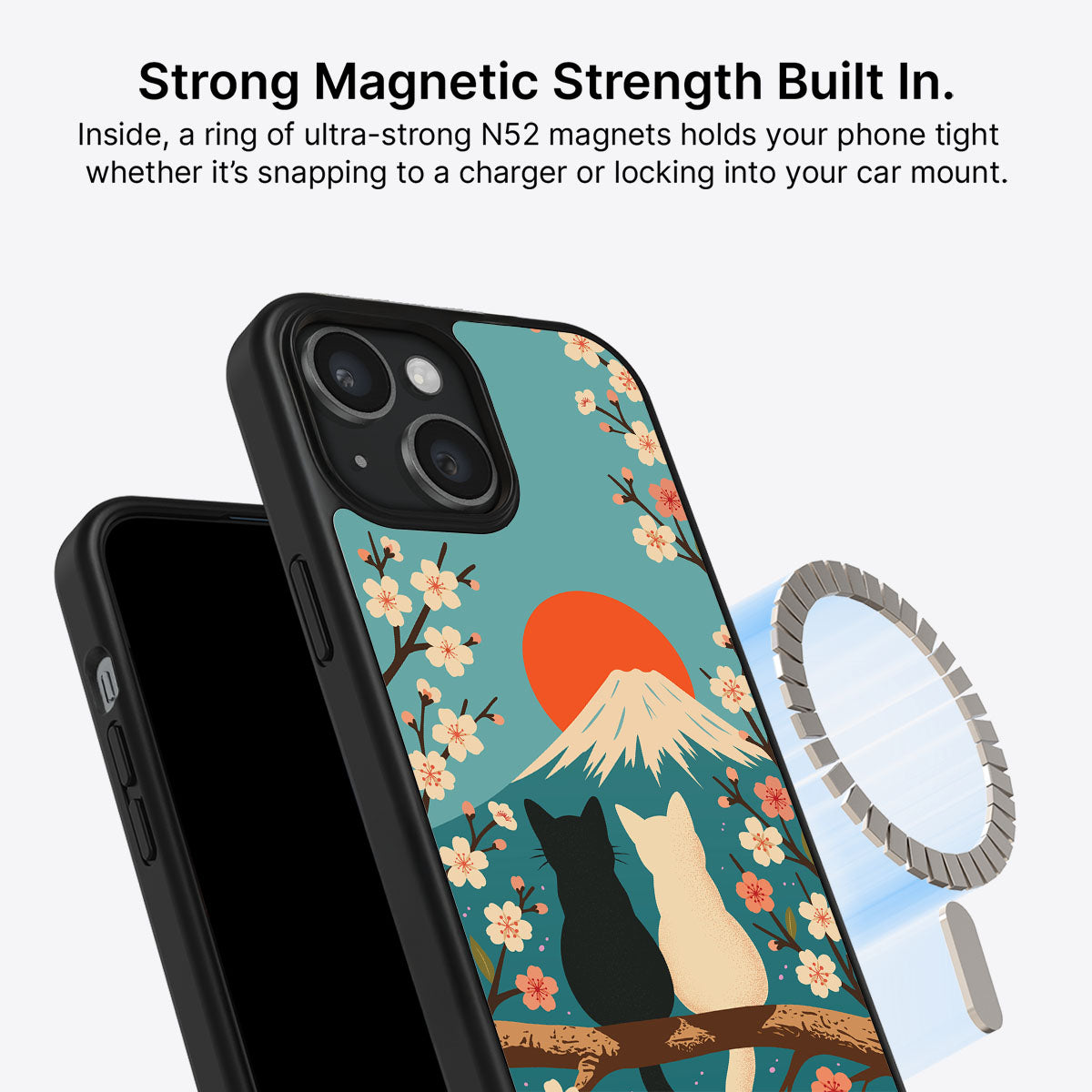 Fuji Cats - iPhone 15 Case #case type_core (magsafe)