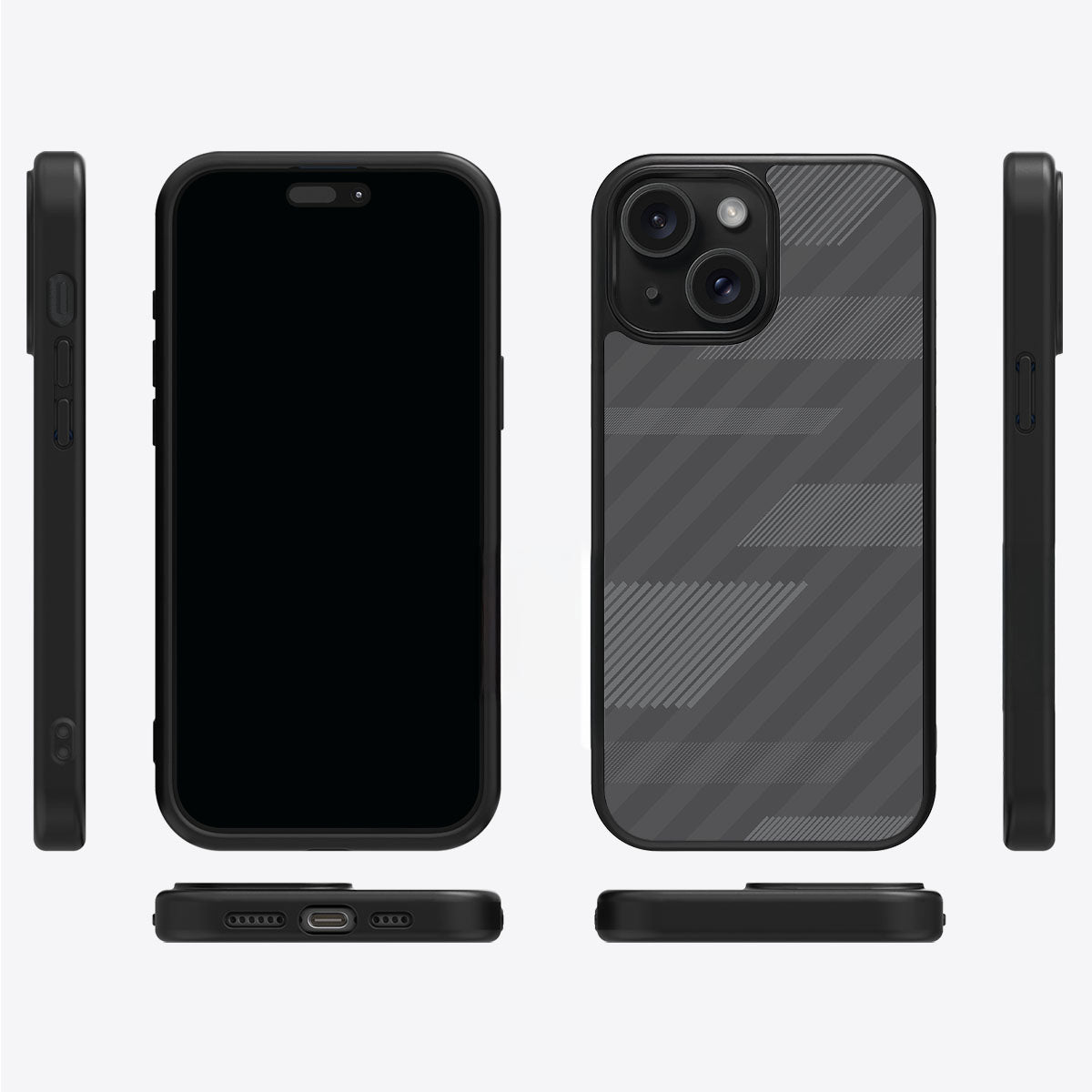 Gray Twill Play - iPhone 15 Case #case type_core (magsafe), #case type_core (non magsafe)