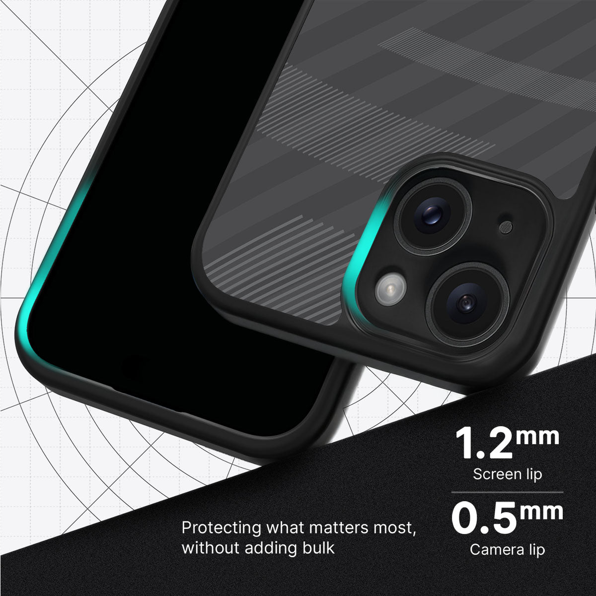 Gray Twill Play - iPhone 15 Case #case type_core (magsafe), #case type_core (non magsafe)