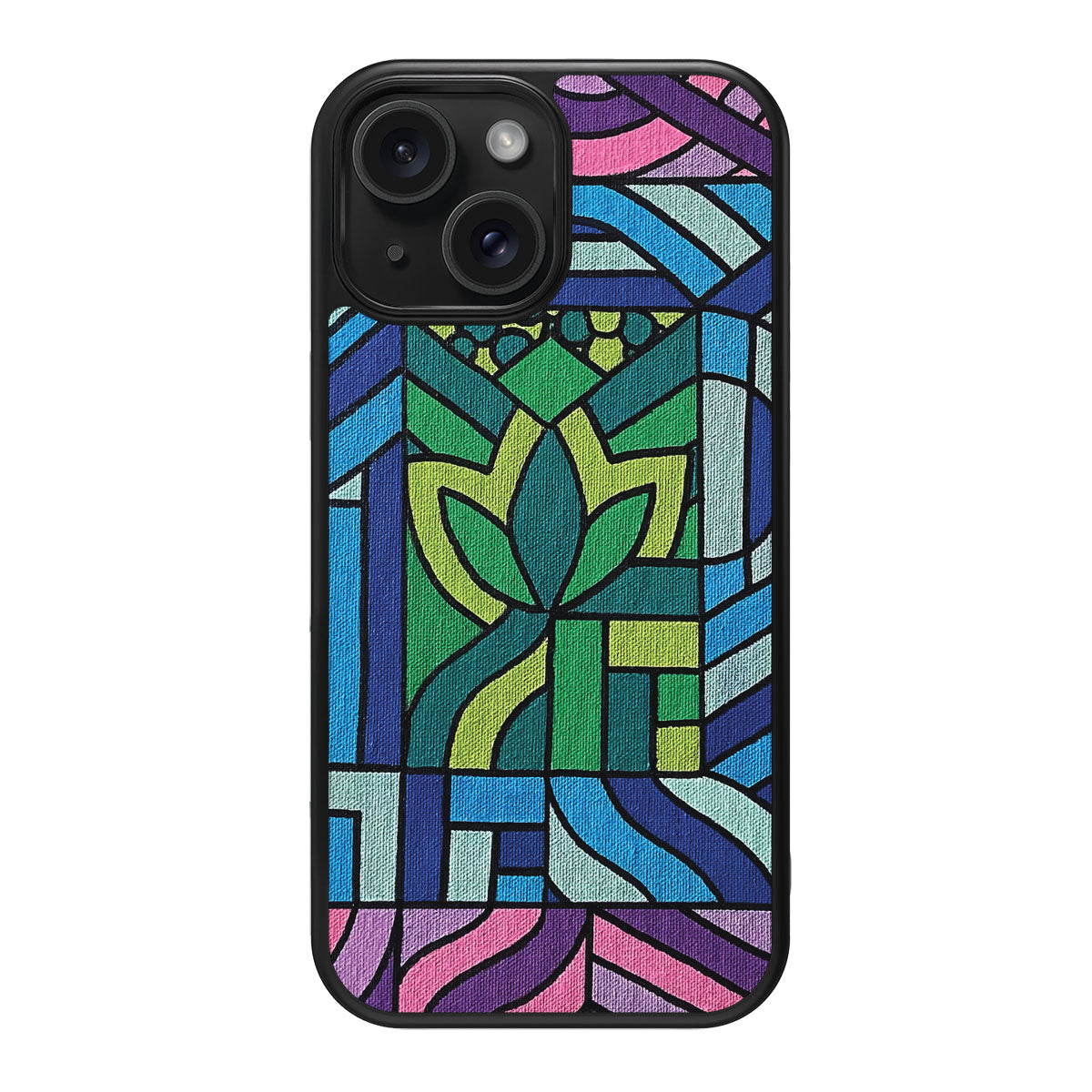 Green Flame - iPhone 15 Case #case type_core (magsafe), #case type_core (non magsafe)